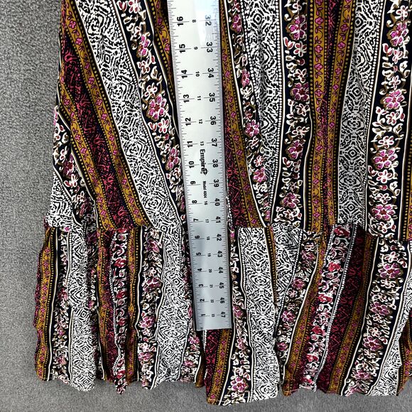 BloomChic Dress Plus Size 1X 14 16 Black white Stripe Short Sleeve V Neck Pocket - Picture 10 of 16